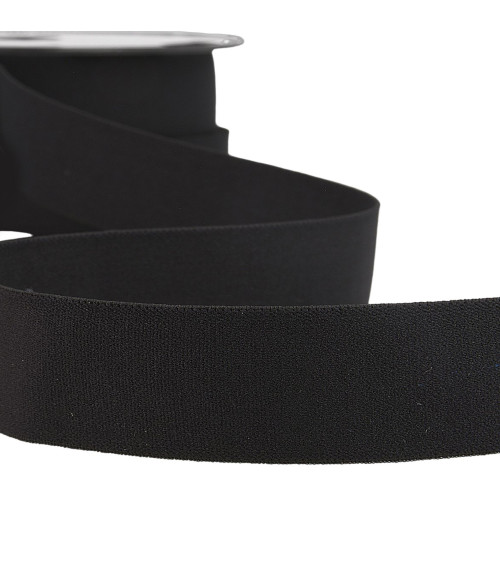 20m spool of black boxer elastic 32mm