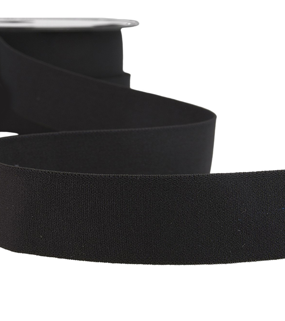 20m spool of black boxer elastic 32mm