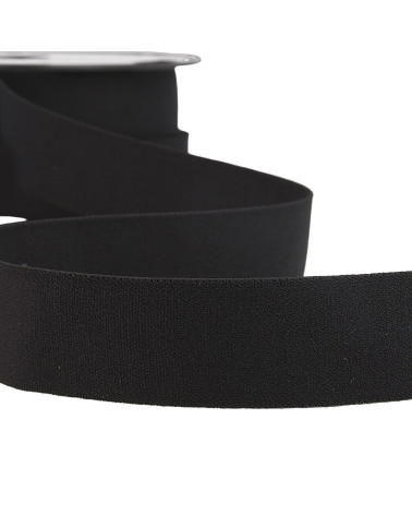 20m reel of elastic boxer black 32mm