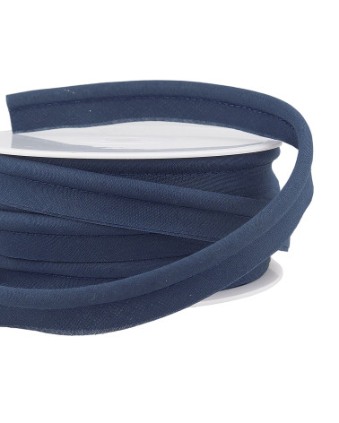 15-m-Spule mit Paspeldocht, Marineblau, 5 mm