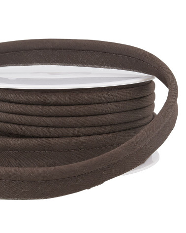 15m spool of coffee brown piping 5mm