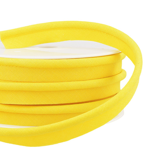 Bobine 15m passepoil mèche Jaune citron 5mm