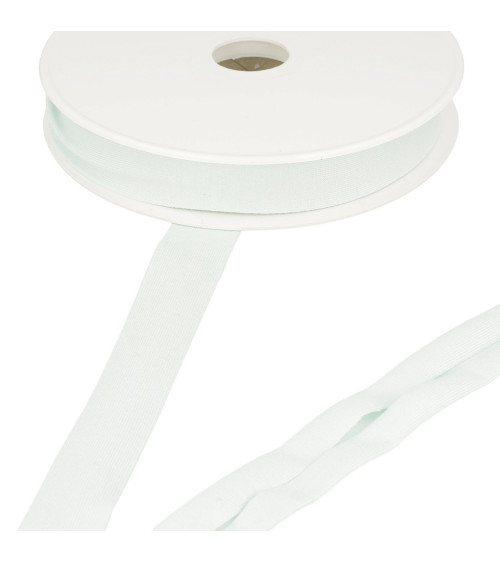 20m reel stretch jersey bias Sea green 20mm