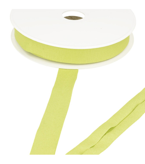 20m reel stretch jersey bias Anise green 20mm