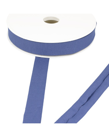 20m spool of stretch jersey bias binding, lavender blue, 20mm