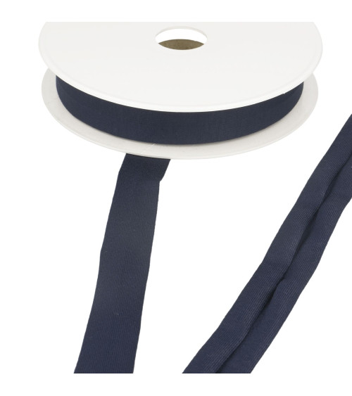 20m reel stretch jersey bias tape Navy blue 20mm