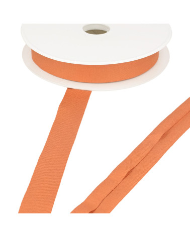 Bobina da 20 m in sbieco jersey elasticizzato Arancione 20 mm