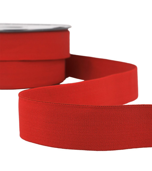 32mm red boxer elastic per meter