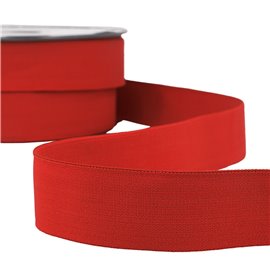 Elastique boxer 32mm rouge au mètre
