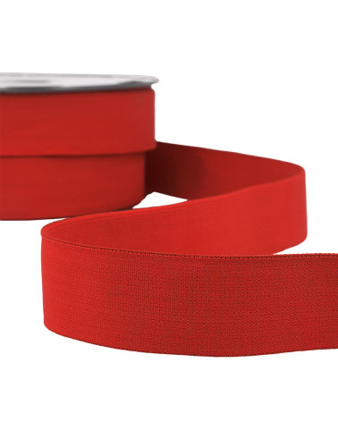 32mm red boxer elastic per meter