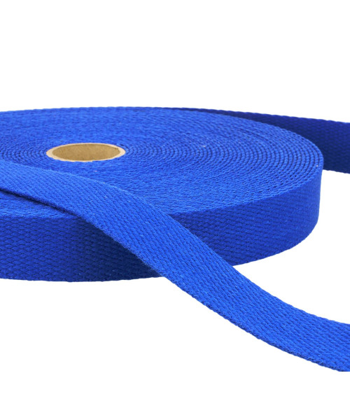 20m film Royal blue cotton webbing