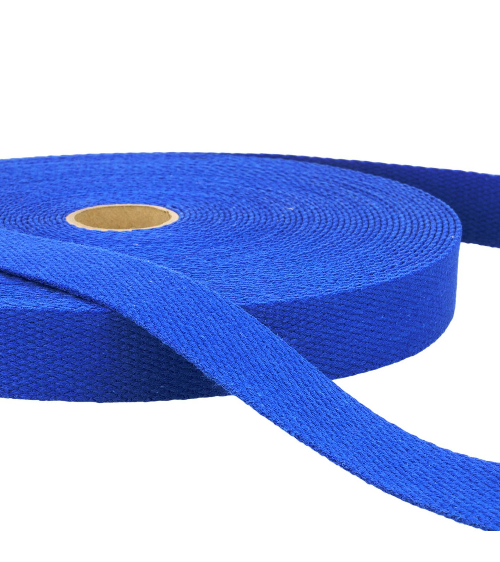 20m film Royal blue cotton webbing