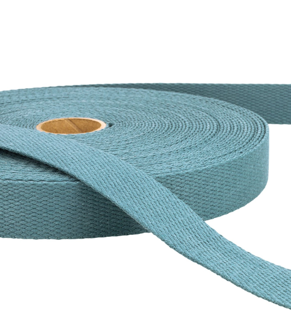 20m film Light khaki green cotton webbing