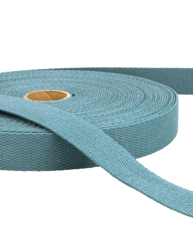 Pellicola da 20 m Fettuccia in cotone verde kaki chiaro