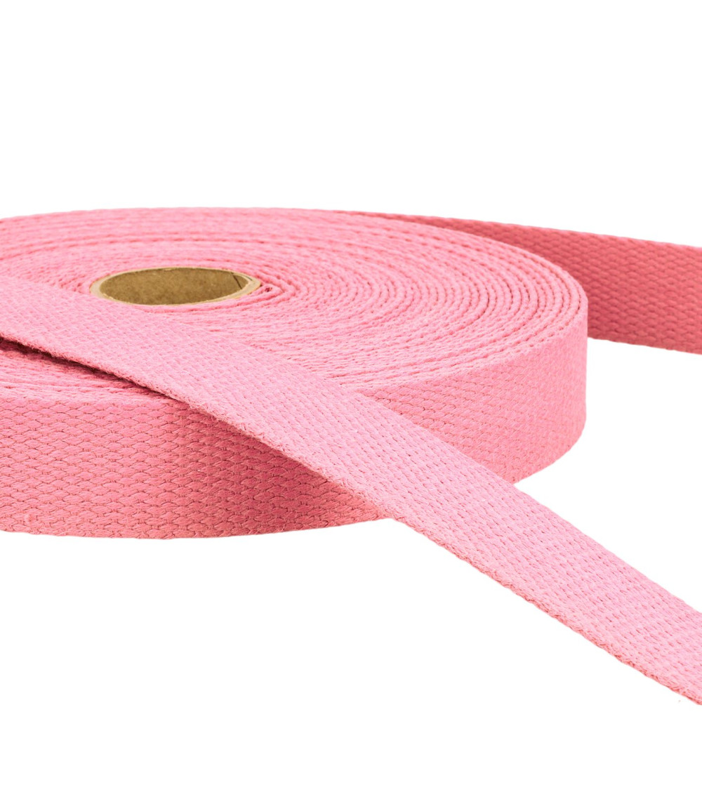 20m film Old pink cotton webbing