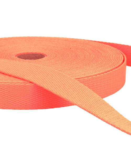 20m film Salmon cotton webbing