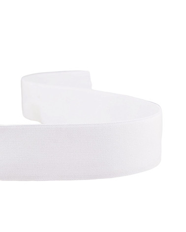 20m reel of white boxer elastic
