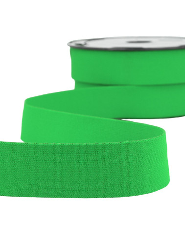 Bobina de 20m de elástico boxer verde.