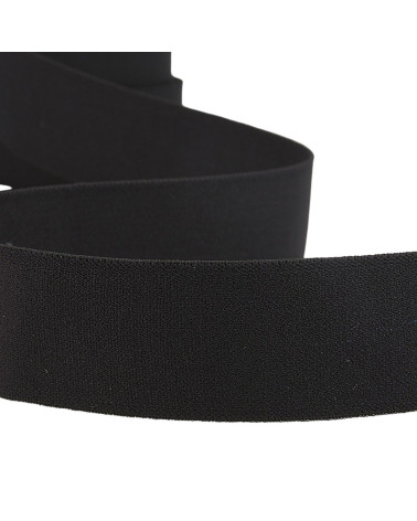 Elastic black boxer shorts by the meter