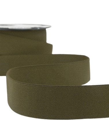 Elastic khaki boxer shorts by the meter