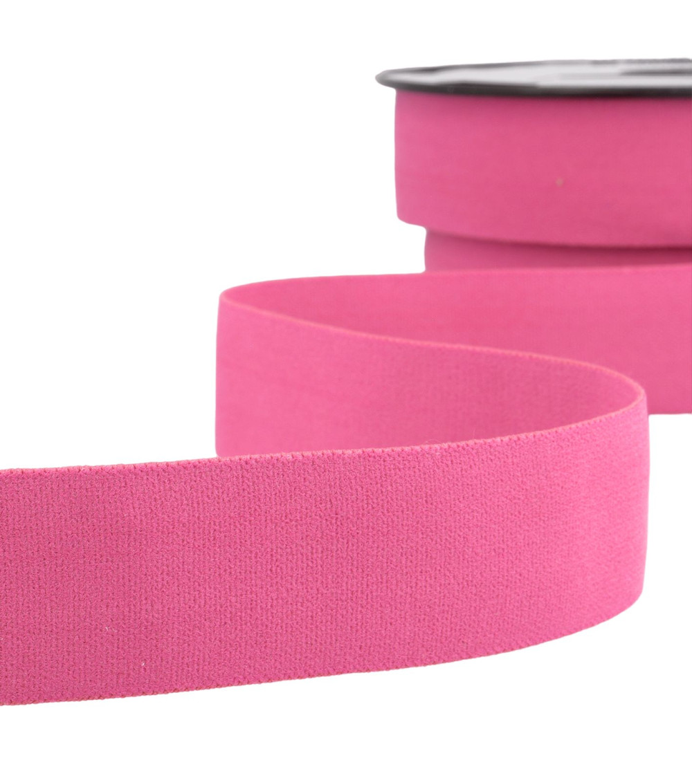 Fuschia boxer elastic by the meter