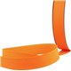 Biais replié tout textile orange au mètre fabriqué en France
