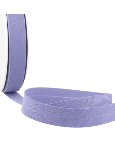 Bies doblado todo tejido azul violeta por metro hecho en Francia