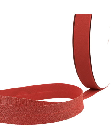 Folded bias binding all anise green/vertf fabric per meter made in France