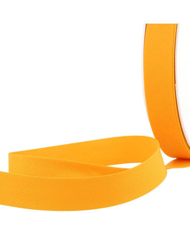 Folded bias all honey textile per meter made in France