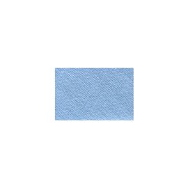 Biais replié tout textile bleu clair au mètre fabriqué en France