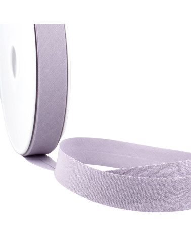 Folded bias all purple textile per meter made in France