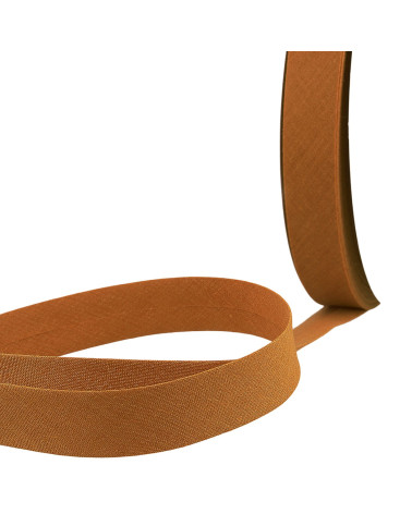 Gefaltetes Schrägband aus reinem Kupfertextil pro Meter, hergestellt in Frankreich