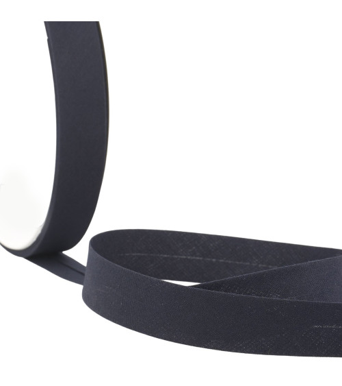 Floppy disk 40m bias folded all blue black textile made in France