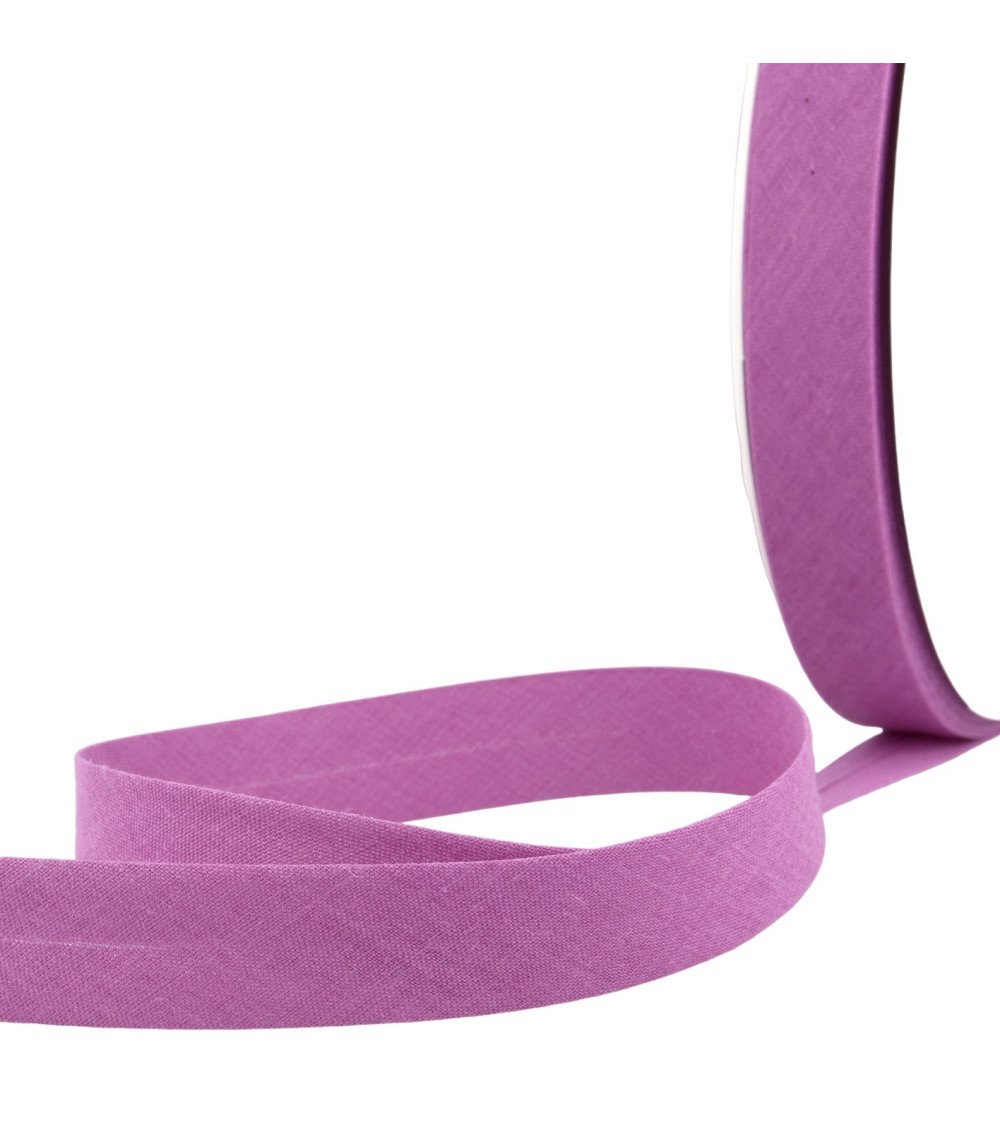 Floppy disk 40m bias folded all purple textile made in France