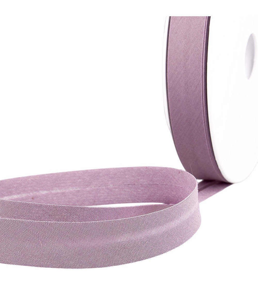 Floppy disk 40m folded bias all purple textile made in France