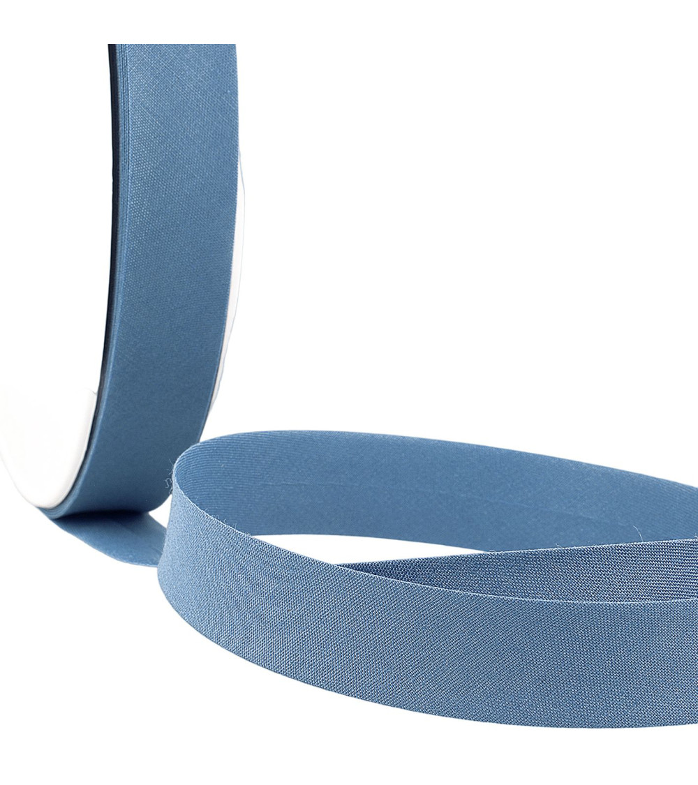 Floppy disk 40m bias folded all lavender blue textile made in France