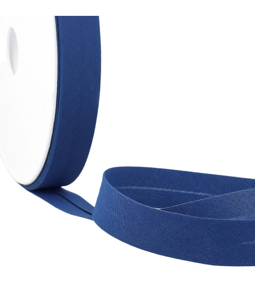 Floppy disk 40m bias folded all royal blue textile made in France