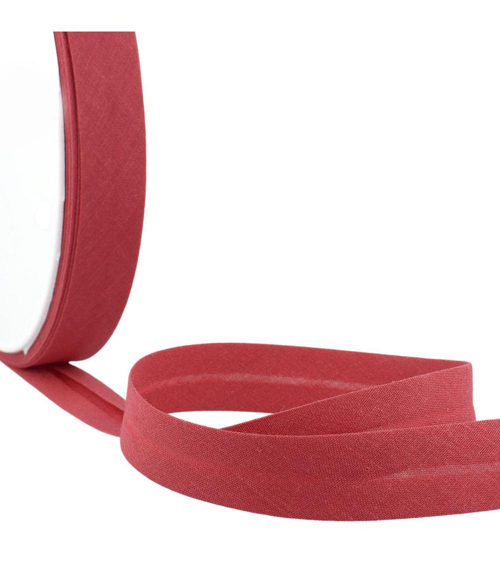 Floppy disk 40m bias folded all burgundy textile made in France