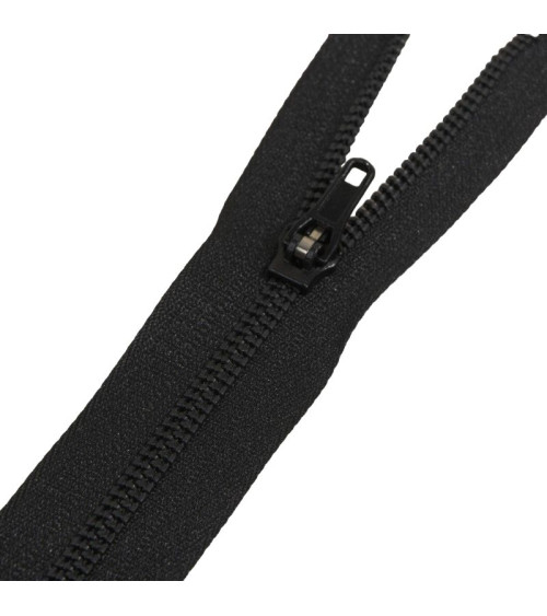 Non-separable spiral mesh closure for pants - black