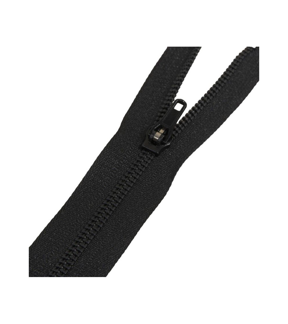 Non-separable spiral mesh closure for pants - black