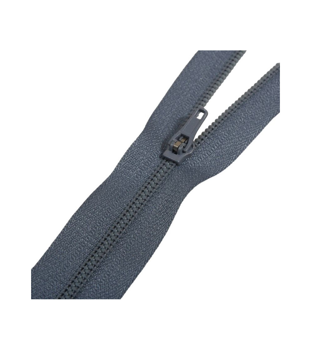 Non-separable spiral mesh closure special for pants - anthracite gray