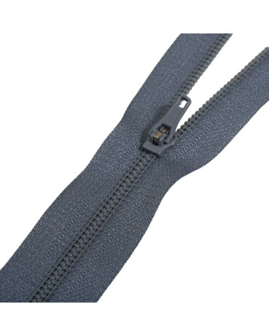 Non-separable spiral mesh closure special for pants - anthracite gray