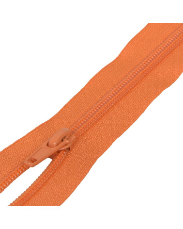 Cremallera deportiva separable de malla en espiral - naranja