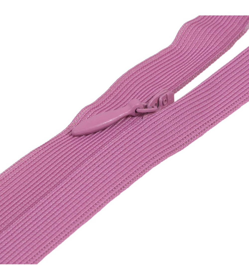 Cierre invisible ajustable no separable - morado arándano