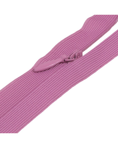 Cierre invisible ajustable no separable - morado arándano