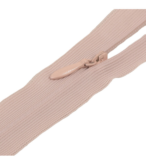 Adjustable invisible non-separable closure - beige