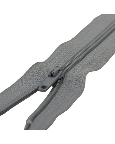 Cierre fino Poliester Nº2 color Gris Avestruz