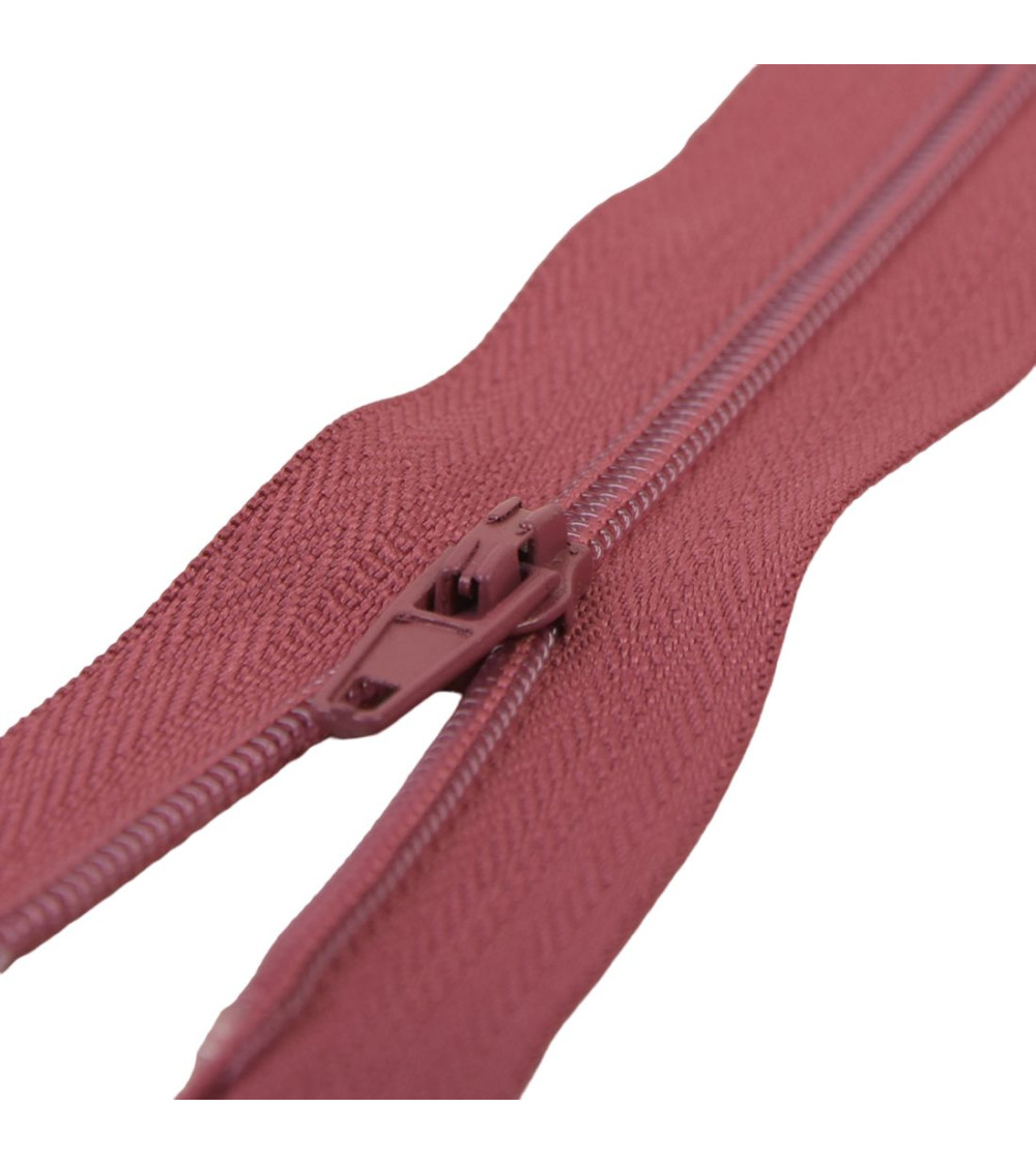 Fine closure Polyester No. 2 color Sienna Red
