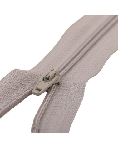 Cierre fino Poliester N°2 color gris nube