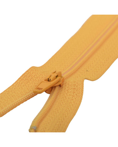 Feiner Verschluss Polyester Nr. 2 aprikosenorange Farbe